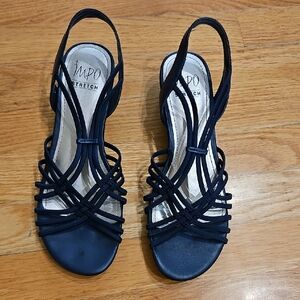 Impo Navy Strappy Sandals for Women